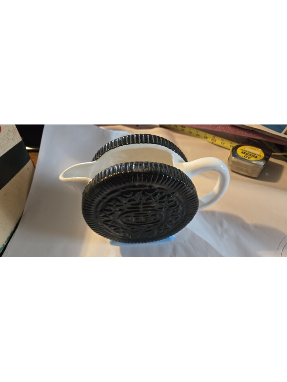 Vintage Ceramic Nabisco Classics Collection Oreo Cookie Milk Pitcher 7"T 10"W